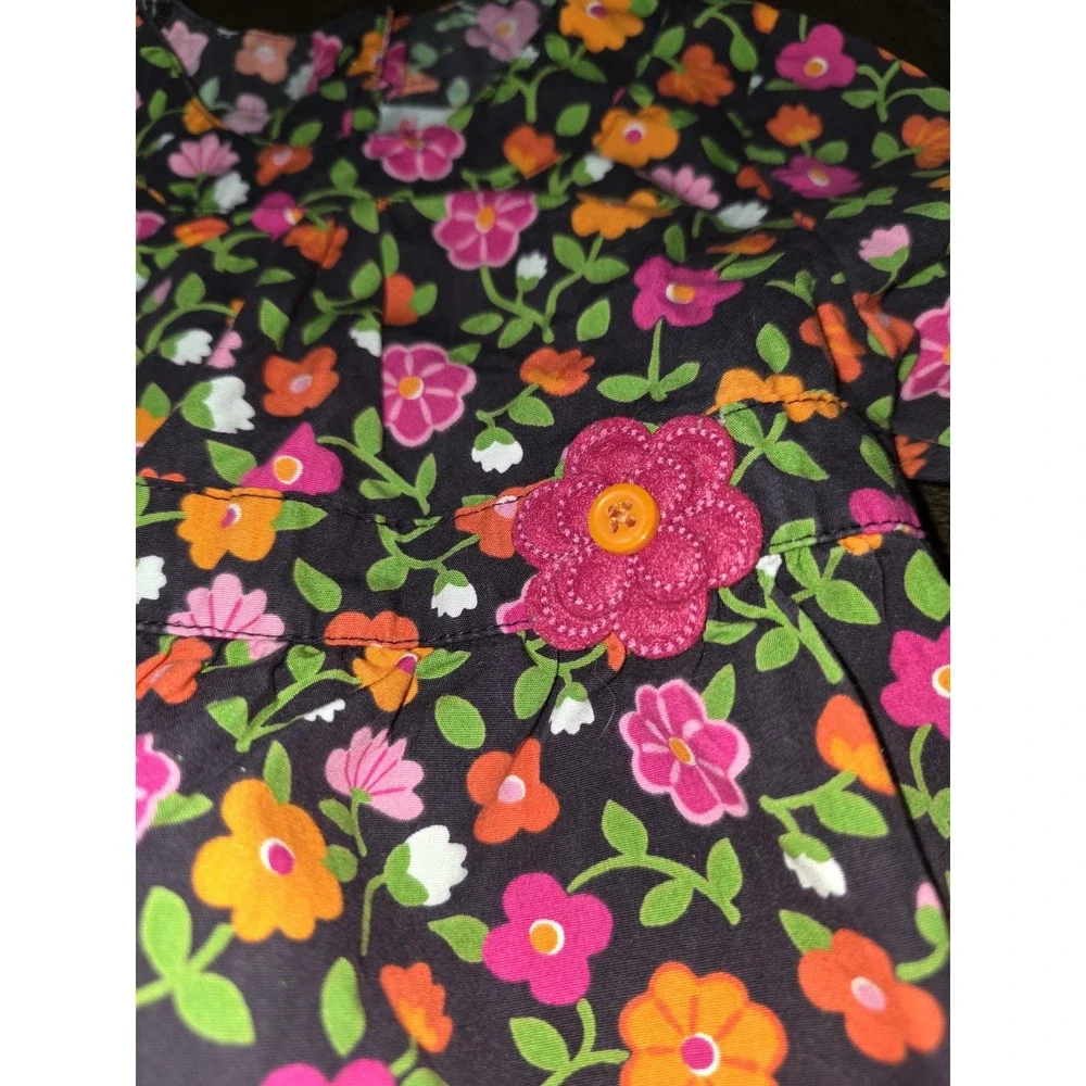 Gymboree all about buttons floral top size 12 18 months